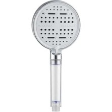 Ahl Shop Multi 6 Fonksiyonlu Spa Etkili Filtreli Duş Başlığı Yüksek Basınçlı Su Tasarruflu Klor ve Kireç Önleyici El Duşu, Handshower (Art Deco)