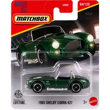 Matchbox 1965 Shelby Cobra 427 Yeşil Metal Model Araba 64/125 Koleksiyonluk Oyuncak Mattel