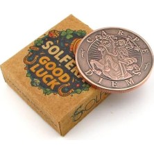 Ahl Shop Memento Mori Carpediem Felsefe Ölümü Hatırla Stoa Şans Coin Metal Para CP091