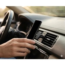 Ahl Shop Manyetik Araç Içi Telefon Tutucu – Hava Menfezi Uyumlu, 360° Dönebilir, Güçlü Mıknatıslı, Evrensel Uyumluluk