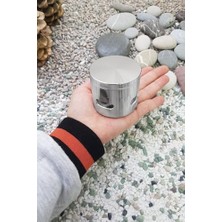 Ahl Shop Pencereli 63 Mm. Silver Tütün Baharat Herbal Öğütücüsü Parçalayıcı PT94SLV