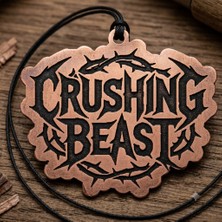 Yerlikaya Bakır Crushing Beast Bakır Kolye