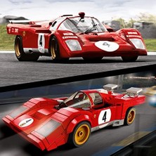 Ahl Shop Speed Champions 1970 Ferrari 512 M 76906-8 Yaş ve Üzeri Çocuklar Için Harika Bir Yarış Arabası Modeli Yapım Seti (291 Parça)