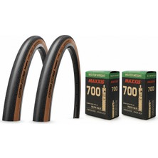 Heugers Fire Bolt 700X28C Zırhlı Yol Bisikleti Lastik Seti | Maxxis Iç Lastikli