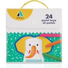 Ahl Shop Pastel Boya 24 Renk, Plastik Çantalı, Turuncu