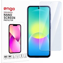 Engo Samsung Galaxy A27 5G Ekran Koruyucu 9H Temperli Kırılmaz Esnek Nano Cam, Çizilmeye Dayanıklı Koruma, HD Şeffaf (SM-A276B)