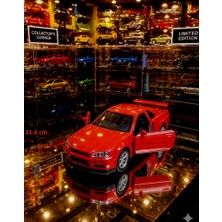 Oyuncak Sahili Nissan Skyline Gtr R34 Ares 1.36 Diecast Orjinal 11.6 cm Metal Araba Kapı Açılır Nıssan Skylıne Çekbırak Metalic Kırmızı