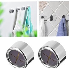Ahl Shop Pratik Tak-Çıkar Havlu Askısı - Kendinden Yapışkanlı Delmesiz Montaj - Banyo ve Mutfak Için Krom Kaplama Havlu Tutucu