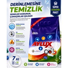 Aylux Toz Deterjanı Beyazlar & Renkliler 7 kg Sık Yıkananlar 50 Yıkama