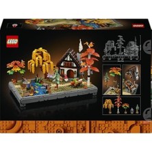 Ahl Shop Sonbahar Bağ Evi Bahçesi 11372 – Yetişkinler Için Huş, Salkım Söğüt, Mavi Ladin ve Akçaağaç ile Mevsimlik Çiçekler Içeren Yaratıcı Model Yapım Seti, Dekoratif Hediye Fikri (1102 Parça)