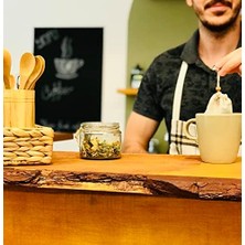 Ahl Shop Yoga And Food Yıkanabilir Kumaş Çay Kesesi (2 Adet) - Organik, EKOLOJIK,%100 Ham Ağartılmamış Ham Pamuk (Bardak Boy)
