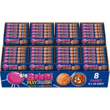 Big Babol Play Basket Kola ve Limon Aromalı Balonlu Sakız ( 20 gr * 28 ) * 8 Adet