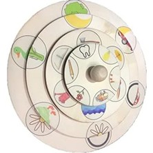 Ahl Shop Bütünleştirme ve Ilişkilendirme Çarkı, Eğitici ve Zekâ Geliştirici Doğal Ahşap Oyuncak, Duygusal Zekâ ve Analitik Zekâ Desteği Bir Arada, Bilişsel Gelişim ve Görsel Hafıza Gelişimi.