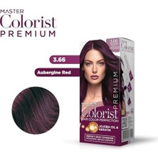 Premıum Yarı Kit Set Saç Boyası 3.66 Patlıcan Moru