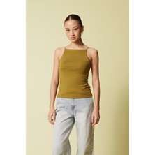 Nisan Triko Halter Yaka Top