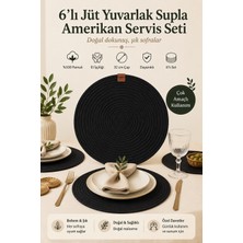 Fabrix Home Siyah %100 Pamuk Mini Sunum ve Düzenleyici Kase Seti