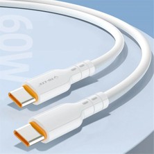 Tastech TD-CA92 Type C To Type C 60W Fast Charging Cable Hızlı Şarj Kablosu Pd USB C To USB C 1 Metre Kablo