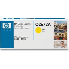 inkjet Hp Orijinal Q2672A Sarı (Yellow) Lazer Toner Kartuşu - Uyumlu