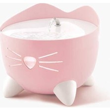 Bezos Pixi Fountain LED Seviye Göstergeli Otomatik Kedi Su Sebili 2 Lt Pembe