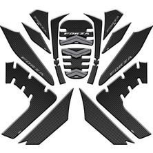 Motosev Honda Forza 2021 - 2024 Uyumlu Tank Pad Set 008