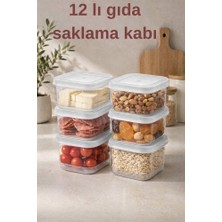 Piev Kahvaltılık ve Atıştırmalık Gıda Saklama Kabı 12 Li