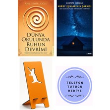 Destek Yayınları Dünya Okulunda Ruhun Devrimi - Anıl Şehirlioğlu + Kuzey Işıklarının Şarkısı + Telefon Tutucu