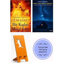 Destek Yayınları Bir Kadın Masal Ister - Cem Şancı + Kuzey Işıklarının Şarkısı + Telefon Tutucu