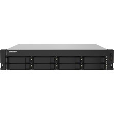 Qnap 8diskli Alpine AL324 Qc-4gb RAM-10GBE Rack Nas Server TS-832PXU-RP