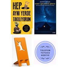 Destek Yayınları Hep Aynı Yerde Takılıyorum - Dila Selengil + Kuzey Işıklarının Şarkısı + Telefon Tutucu