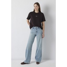 Mavi M1612829-70240 Kadın Logo Baskılı T-Shirt