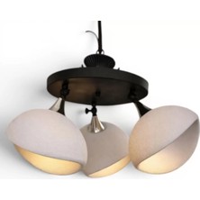 Tigea Accessories Iskandinav Esintisi 360DERECE Dönebilen Beton Avi̇ze – Salon Aydınlatması 50 cm