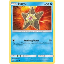 Pokemon TCG Staryu #13 Pokemon Hidden Fates Orijinal Kartı