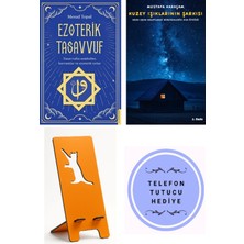 Destek Yayınları Ezoterik Tasavvuf - Tasavvufta Semboller Kavram... - Mesud Topal + Kuzey Işıklarının Şarkısı + Telefon Tutucu