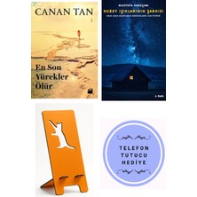 Doğan Kitap En Son Yürekler Ölür - Canan Tan + Kuzey Işıklarının Şarkısı + Telefon Tutucu