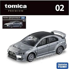 Tomica Premium Diecast Model Car - 02 Mitsubishi Lancer Evolution Final Edition 1/64 Ölçek