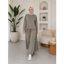Esra Butik Ince Modal Kumaş Tunikli Etekli Takım – Standart Beden (38-46 Uyumlu)