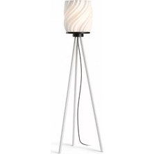 Tigea Accessories Luna Lambader Salon Oturma Odasi – Salon Aydınlatması 150 cm Beyaz