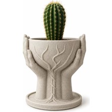 Tigea Accessories Mermer Desenli̇ Hand Of Tree Vazo