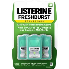 Listerine Freshburst 3\'lü 72 Yaprak