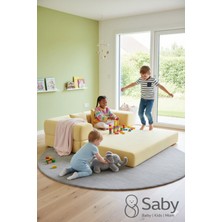 Saby Premium 140X70 cm Modüler Çocuk ve Genç Koltuğu – Yatak Olabilen Sünger Oyun Alanı–yıkanabilir Kılıf