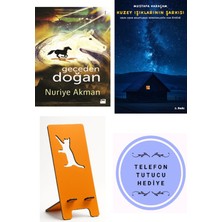 Doğan Kitap Geceden Doğan - Nuriye Akman + Kuzey Işıklarının Şarkısı + Telefon Tutucu