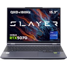 Game Garaj Slayer X9T2-5070 C2 Intel Core I9 14900HX 16GB Ram 1tb SSD RTX5070 15.3" 180Hz Qhd+ IPS Freedos Gaming Laptop