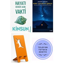 Destek Yayınları Hayatı Sessize Alma Vakti - Kinsun + Kuzey Işıklarının Şarkısı + Telefon Tutucu
