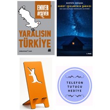 Doğan Kitap Yaralısın Türkiye - Enver Aysever + Kuzey Işıklarının Şarkısı + Telefon Tutucu