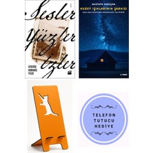 Doğan Kitap Sesler Yüzler Izler - Ayşegül Domaniç Yelçe + Kuzey Işıklarının Şarkısı + Telefon Tutucu