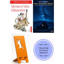 Destek Yayınları Mesnevi'den Hikmetler - Sinan Yağmur + Kuzey Işıklarının Şarkısı + Telefon Tutucu