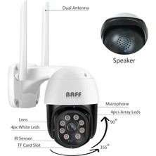 Baff 2mp Ptz Speed Dome Wıfı Kablosuz Ip Kamera SMART-6207