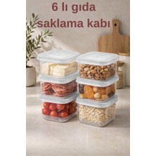 Piev Kahvaltılık ve Atıştırmalık Gıda Saklama Kabı 6 Lı