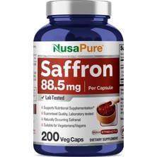 NusaPure Saffron 88.5 Mg 200 Veg. Capsules
