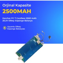Ümit Maker Karcher Fc 7 Cordless 2500 Mah 25.2V Dikey Süpürge Batarya